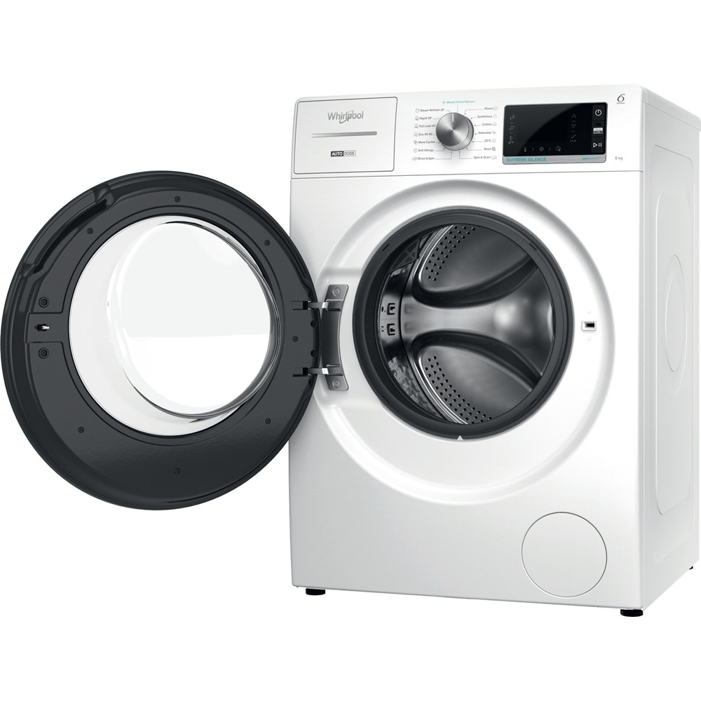 Masina de spalat rufe frontala WHIRLPOOL W7X W845WB EE, 8 kg, 1400rpm, Clasa B, alb