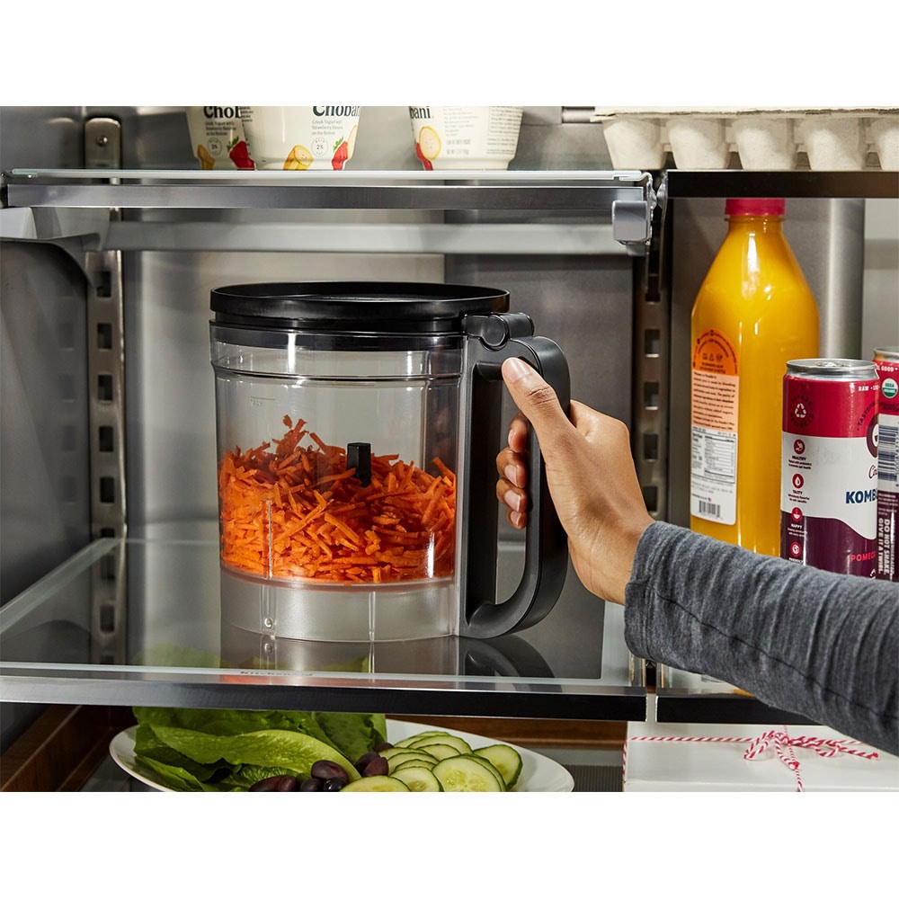 Robot de bucatarie KITCHENAID Empire Red 5KFP1319, 3.1l, 400W, 3 trepte de viteza, rosu-gri
