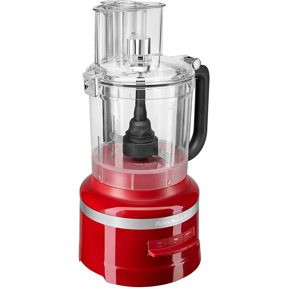 Robot de bucatarie KITCHENAID Empire Red 5KFP1319, 3.1l, 400W, 3 trepte de viteza, rosu-gri