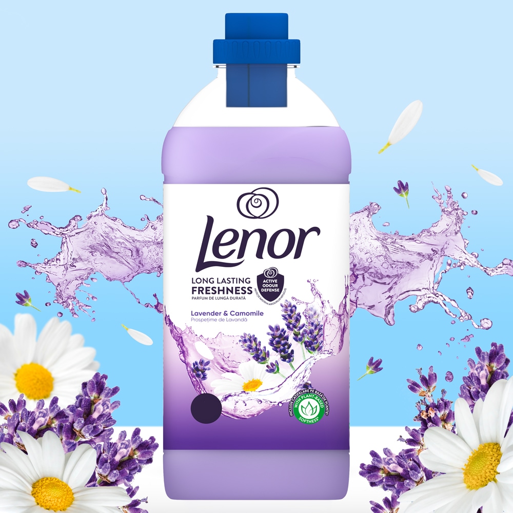 Balsam de rufe LENOR Lavender and Camomille, 1.625 l, 65 spalari
