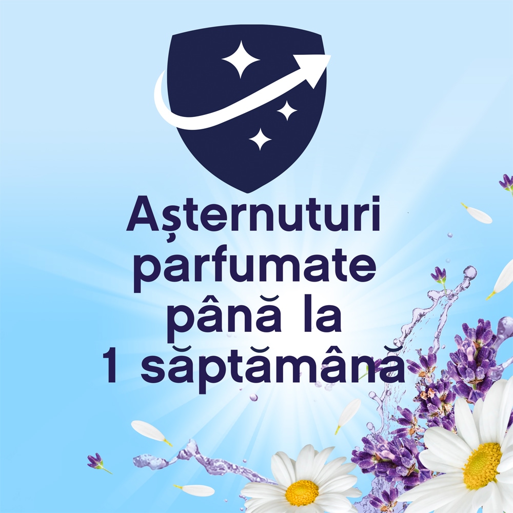 Balsam de rufe LENOR Lavender and Camomille, 1.625 l, 65 spalari