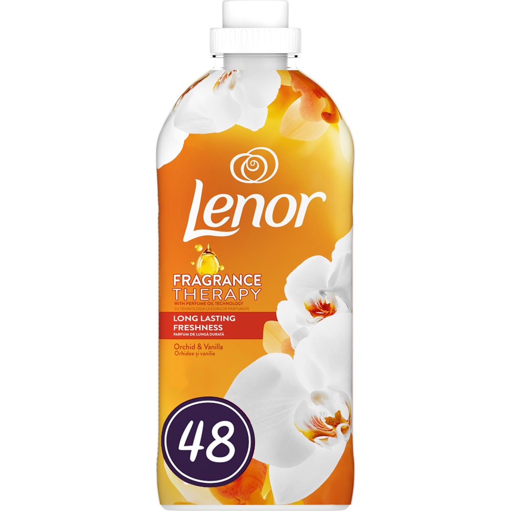 Balsam de rufe LENOR Vanilla Orchid&Golden Amber, 1.2 l, 48 spalari