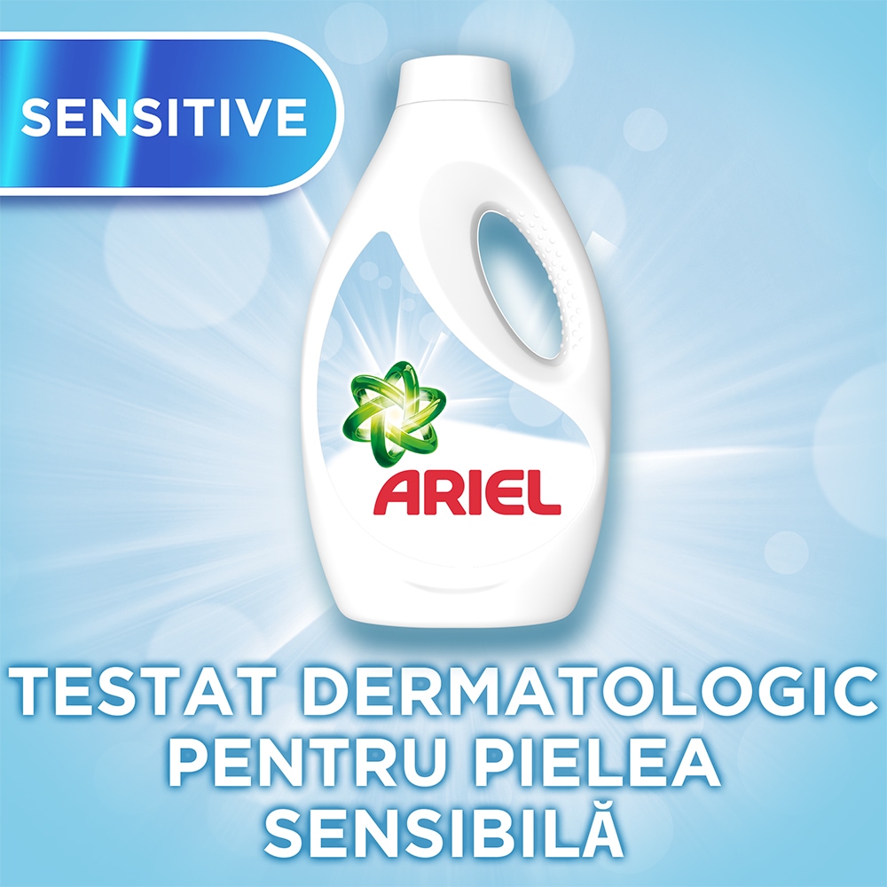 Detergent lichid ARIEL Sensitive Skin, 2 l, 40 spalari