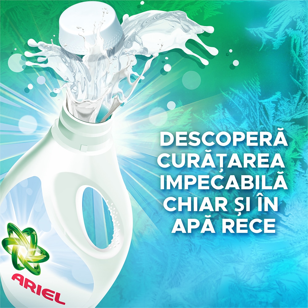 Detergent lichid ARIEL Sensitive Skin, 2 l, 40 spalari