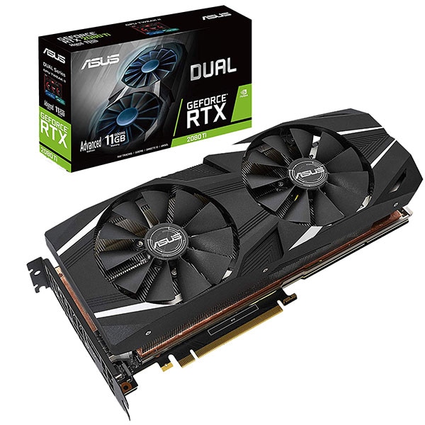 Placa video ASUS NVIDIA GeForce RTX 2080 Ti, 11GB GDDR6, 352bit,  DUAL-RTX2080TI-A11G