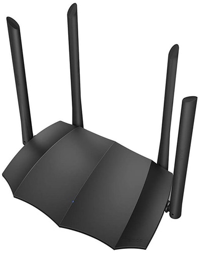 Router Wireless Gigabit TENDA AC8 AC1200, Dual Band 300 + 867 Mbps, negru