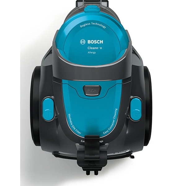 Aspirator fara sac BOSCH BGS05A221, 1.5l, 700W, 78dB, albastru-gri inchis