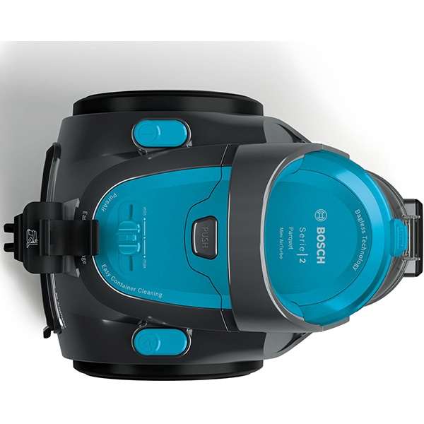 Aspirator fara sac BOSCH BGS05X240, 1.5l, 700W, 78dB, turcoaz-gri inchis