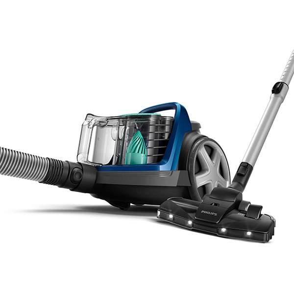 Aspirator fara sac PHILIPS PowerPro Active seria 5000 FC9557/09, 1.5l, 900W, 77dB, albastru-negru
