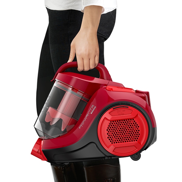 Aspirator fara sac ROWENTA Swift Power Cyclonic RO2913EA, 1.2l, 750W, 77dB, rosu-negru