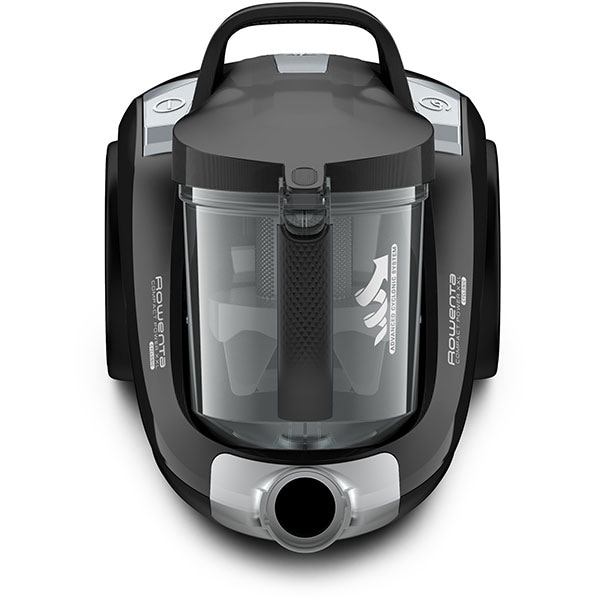 Aspirator fara sac ROWENTA Compact Power XXL RO4825EA, 2.5l, 550W, 75dB, negru-argintiu