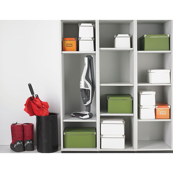 Aspirator vertical GORENJE Freestyle SVC180FW, 0.6l, 18V, autonomie max 45 min, iluminare LED, alb-gri inchis