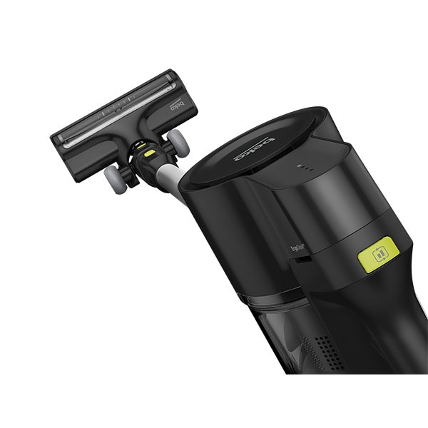 Aspirator vertical BEKO ErgoClean VRT51225VB, 0.55l, 25.2V, autonomie max 45 min, PerformCyclone, negru-argintiu