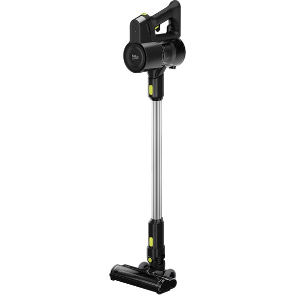Aspirator vertical BEKO ErgoClean VRT51225VB, 0.55l, 25.2V, autonomie max 45 min, PerformCyclone, negru-argintiu