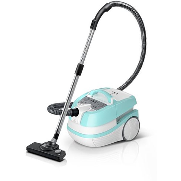 Aspirator cu spalare BOSCH AquaWash&Clean BWD420HYG, 5l, 2000W, alb-bleu