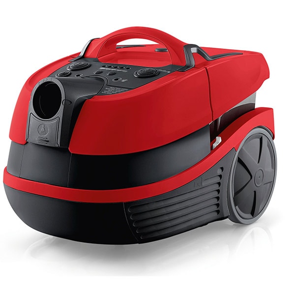 Aspirator cu spalare BOSCH AquaWash&Clean BWD421PET, 5l, 2100W, negru-rosu