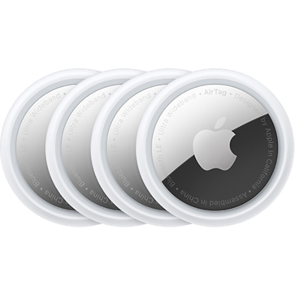AirTag APPLE 4 Pack MX542ZM/A, argintiu-negru