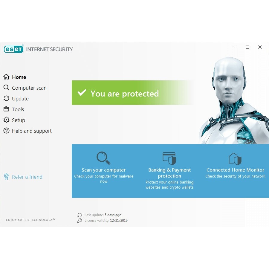 Antivirus ESET NOD32 Multi-Device 3, 1 an, 3 utilizatori, Box
