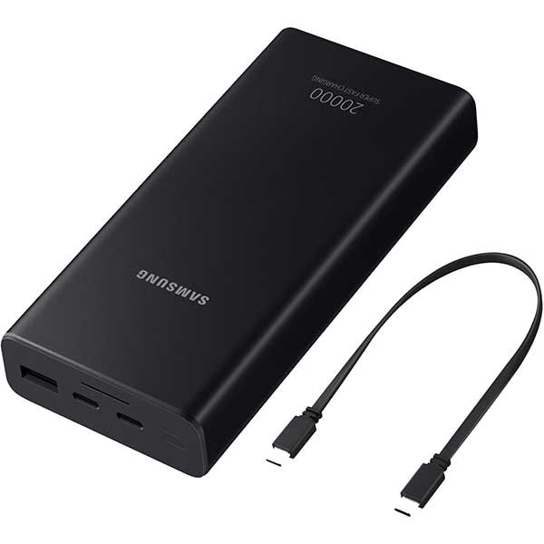 Striped garden Messed up Baterie externa SAMSUNG EB-P5300XJEGEU, 20000 mAh, 2xType C, 1xUSB, Power  Delivery, gri inchis