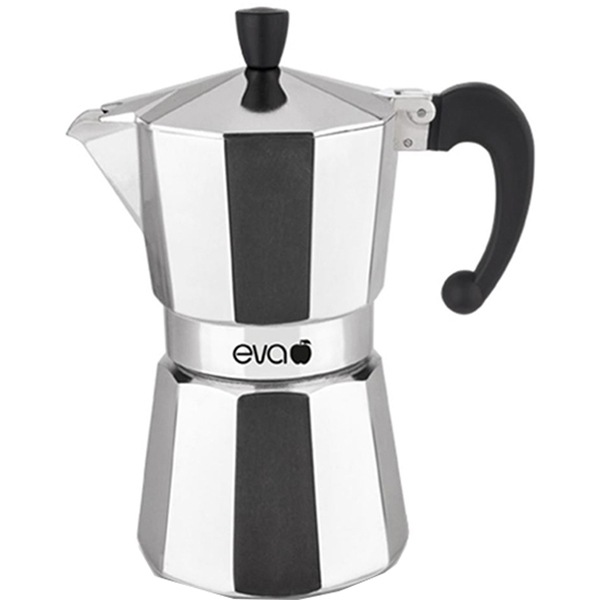Espressor aragaz FOREVER Moka 20305, 6 cesti, aluminiu, argintiu