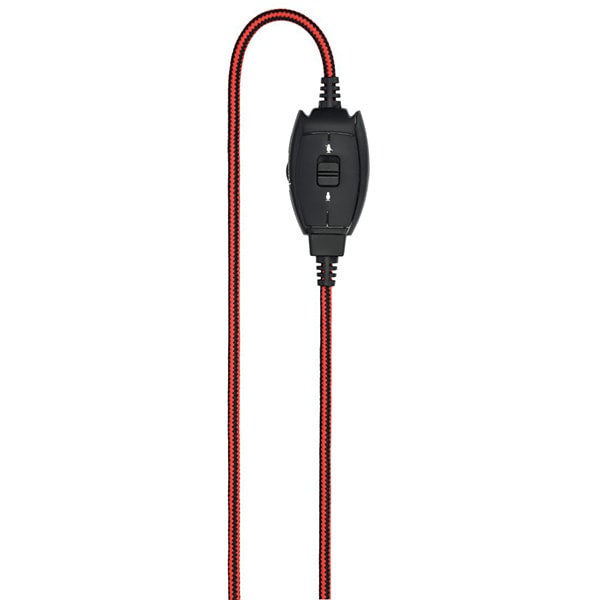 Casti PC HAMA PC-Office HS-USB400, USB, negru-rosu