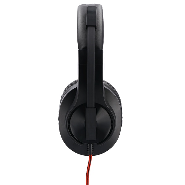 Casti PC HAMA PC-Office HS-USB400, USB, negru-rosu