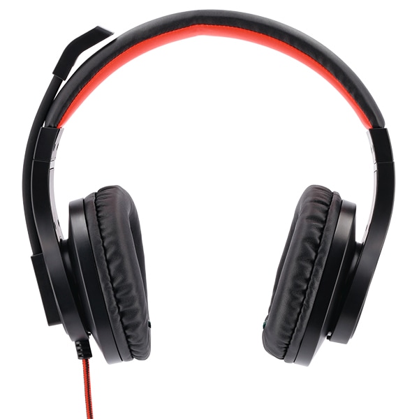 Casti PC HAMA PC-Office HS-USB400, USB, negru-rosu