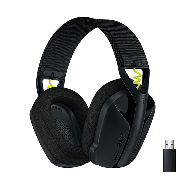 Casti Gaming Wireless LOGITECH G435 Lightspeed, multiplatforma, 3.5mm, USB-C, negru