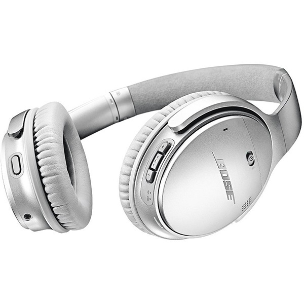 Casti BOSE Quiet Comfort 35 II, Bluetooth, On-Ear, Microfon, Noise Cancelling, argintiu