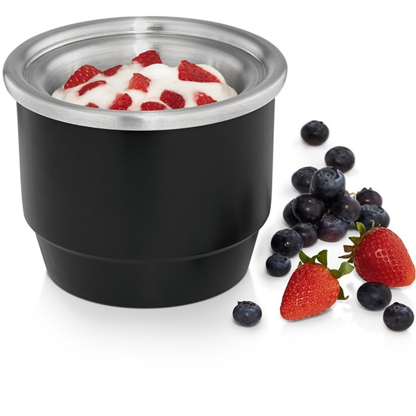 Aparat de facut inghetata WMF Kitchenminis 3in1 416450011, 12W, argintiu-negru
