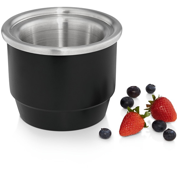 Aparat de facut inghetata WMF Kitchenminis 3in1 416450011, 12W, argintiu-negru