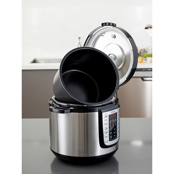 Oala sub presiune electrica TEFAL One Pot CY505E30 5.8l 1200W 25 programe argintiu negru