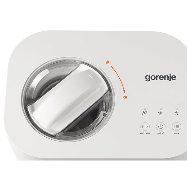 Aparat de inghetata GORENJE ICM10W, 100W, alb