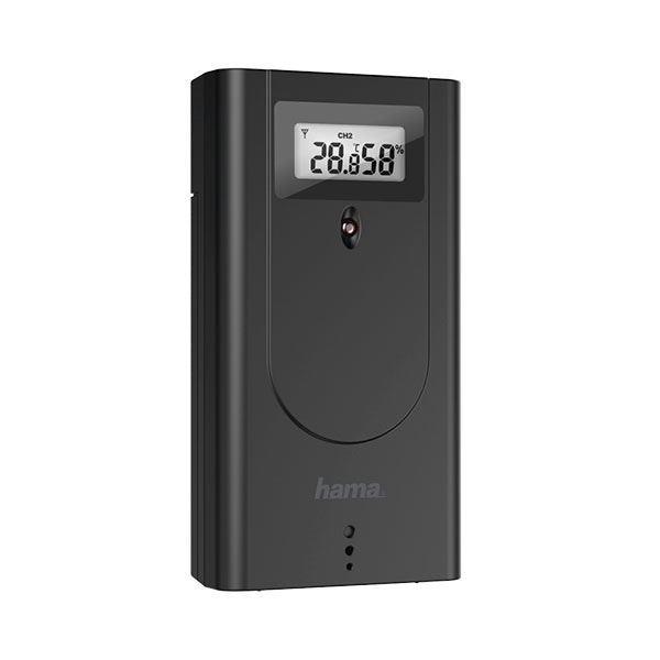 Statie meteo HAMA Black Line 00186417, negru