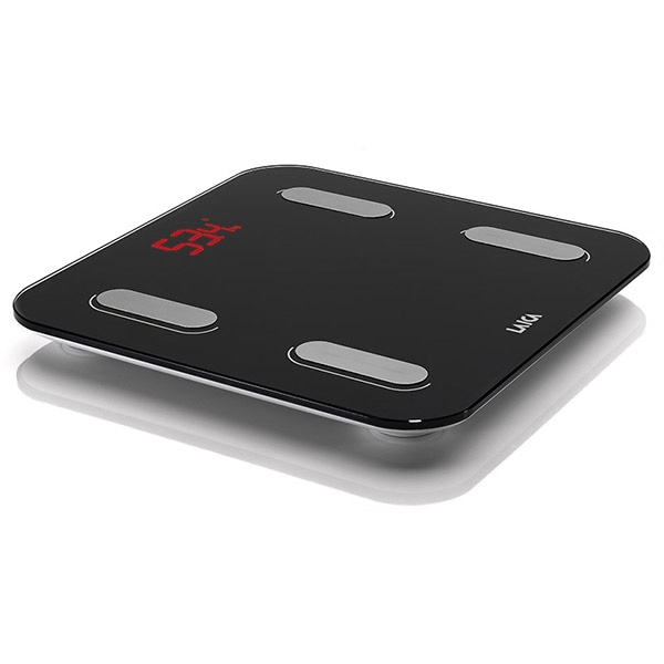 Cantar corporal Smart LAICA Body Composition PS7015, 180 kg, Wi-Fi, sticla securizata, negru