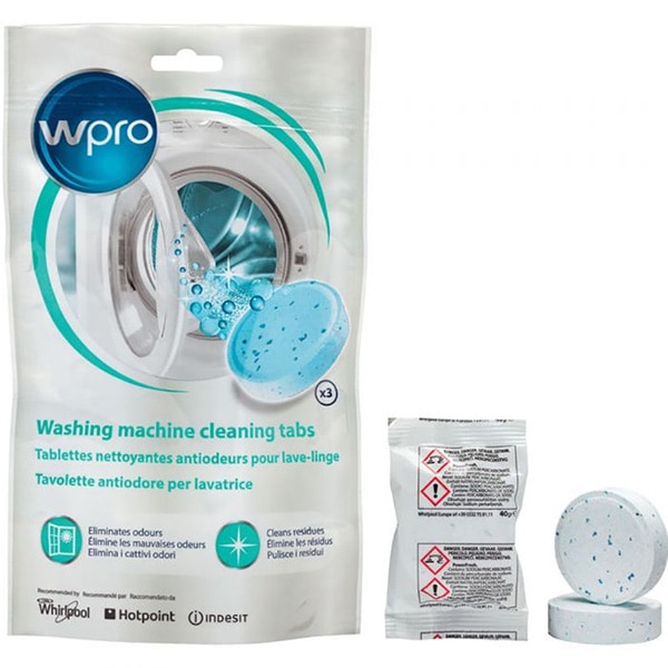 Tablete curatare masina de spalat rufe WPRO 08492, 3 x 40g