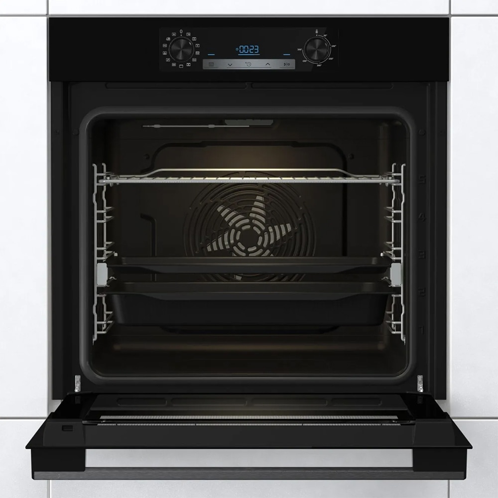 Cuptor incorporabil HISENSE BSA65226AB, Electric, Autocuratare Aqua Clean, 77 l, Clasa A, negru