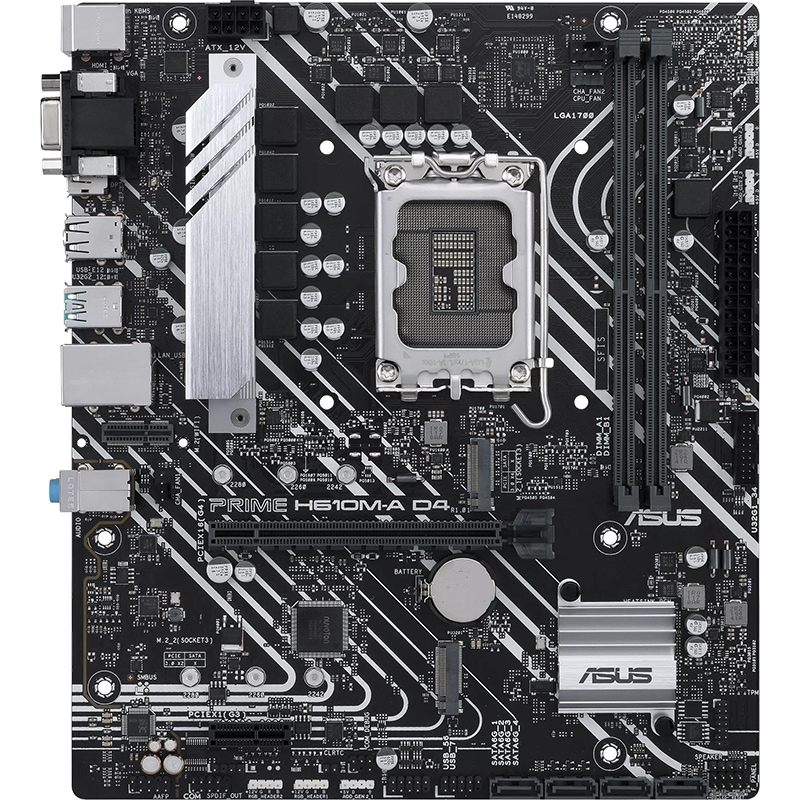 Placa de baza ASUS PRIME H610M-A D4, Socket 1700, mATX