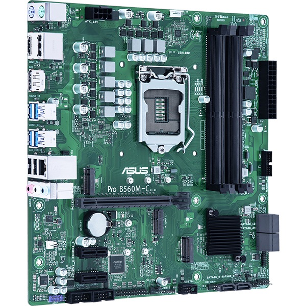 Placa de baza ASUS Pro B560M-C/CSM, Socket 1200, micro-ATX