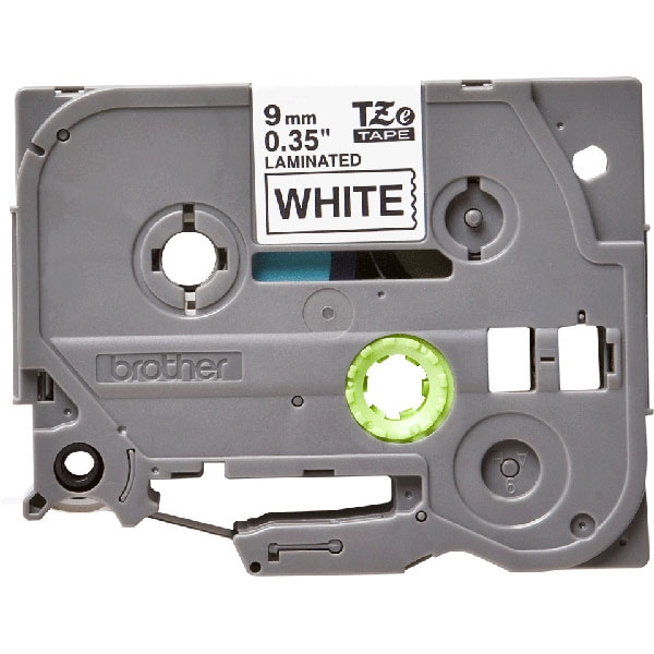 Banda etichete BROTHER TZe-221, 9 mm, 8 m, Negru pe Alb