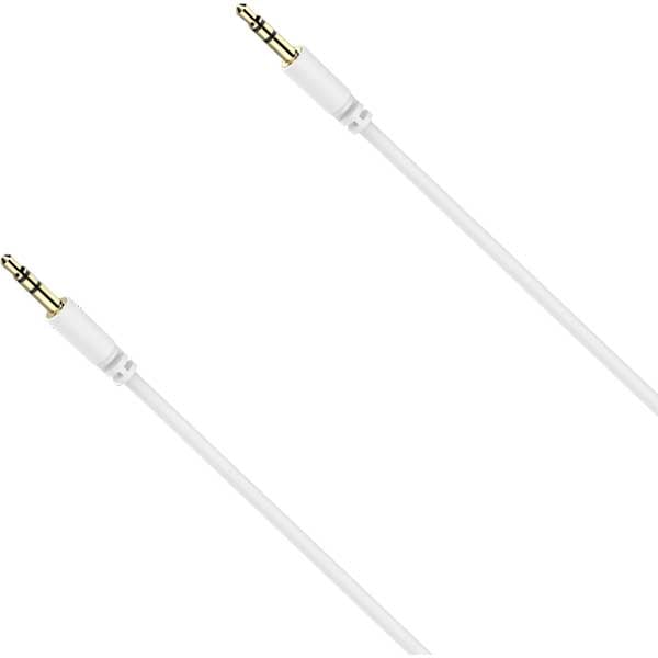 Cablu audio HAMA 56533, Jack 3.5mm - Jack 3.5mm, 1m, alb