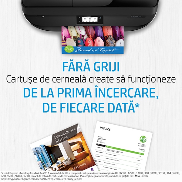 Cartus original HP 652 (F6V25AE), negru