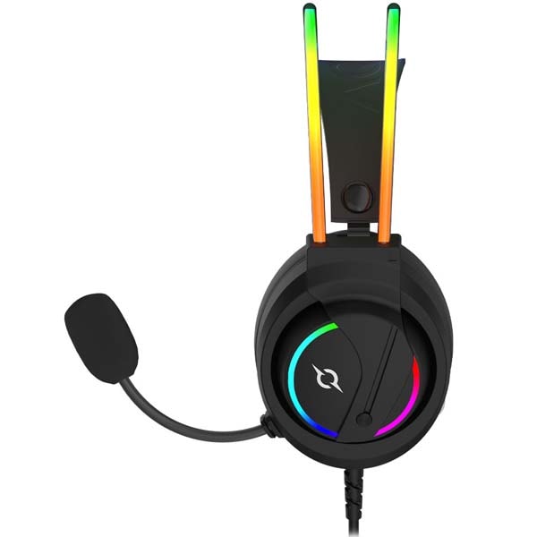 Casti Gaming AQIRYS Cygnus, USB, 7.1 surround, negru