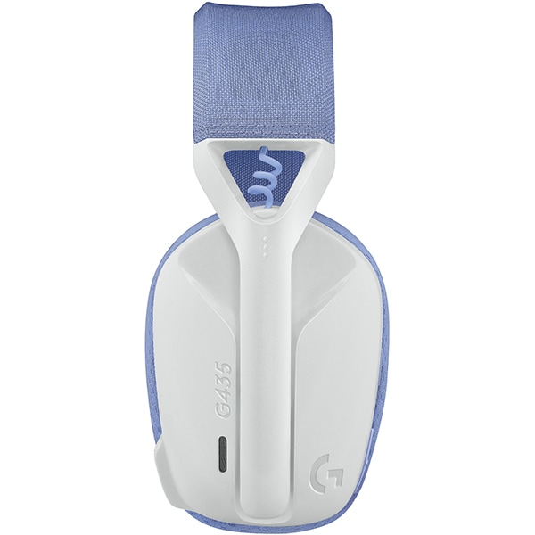 Casti Gaming Wireless LOGITECH G435 Lightspeed, multiplatforma, 3.5mm, USB-C, alb