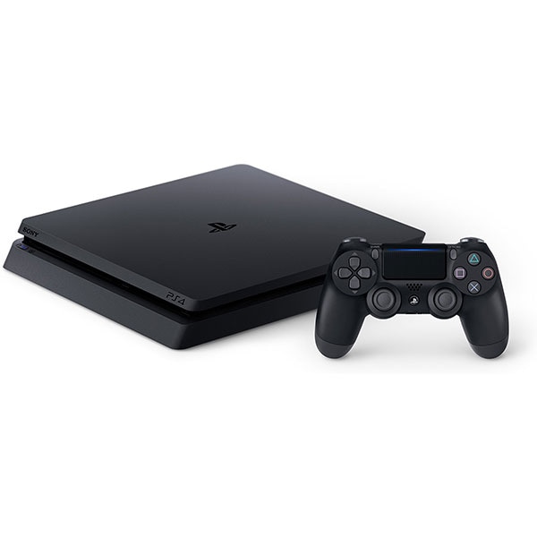 Consola SONY PlayStation 4 Slim (PS4 Slim) 500GB, Jet Black, F-Chassis