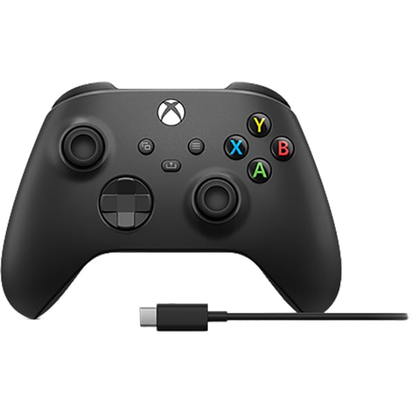 Controller Wireless MICROSOFT Xbox, PC, USB-C, Black