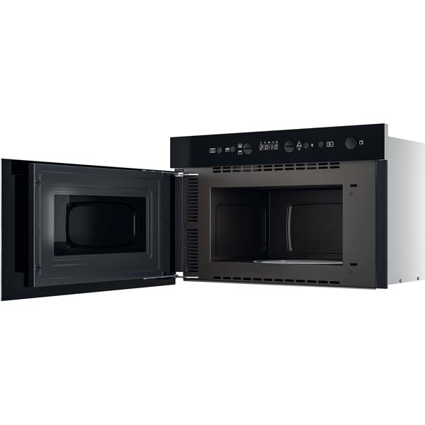 Cuptor cu microunde incorporabil WHIRLPOOL W7 MN840, 22l, 750W, Grill, inox