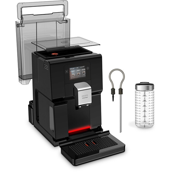 Espressor automat KRUPS Intuition EA873810, 3l, 1450W, 15 bar, negru-argintiu