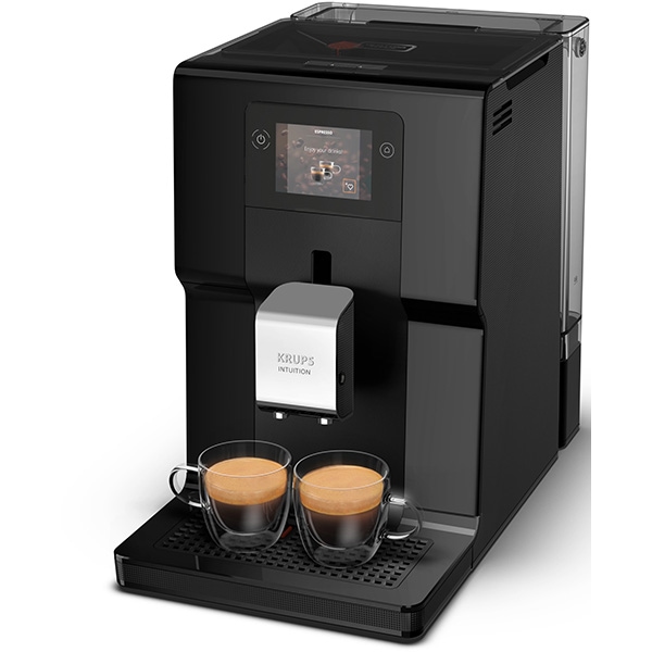 Espressor automat KRUPS Intuition EA873810, 3l, 1450W, 15 bar, negru-argintiu