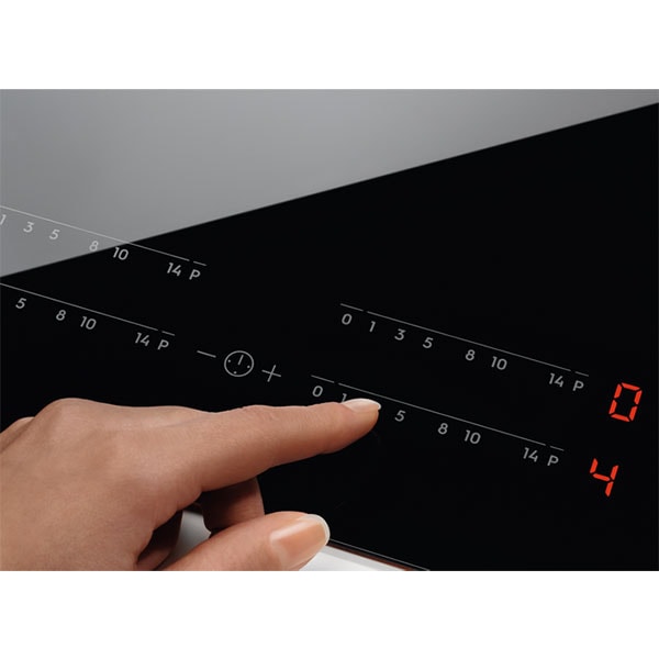 Plita incorporabila ELECTROLUX EIV644, Inductie, 4 arzatoare, Touch control, negru